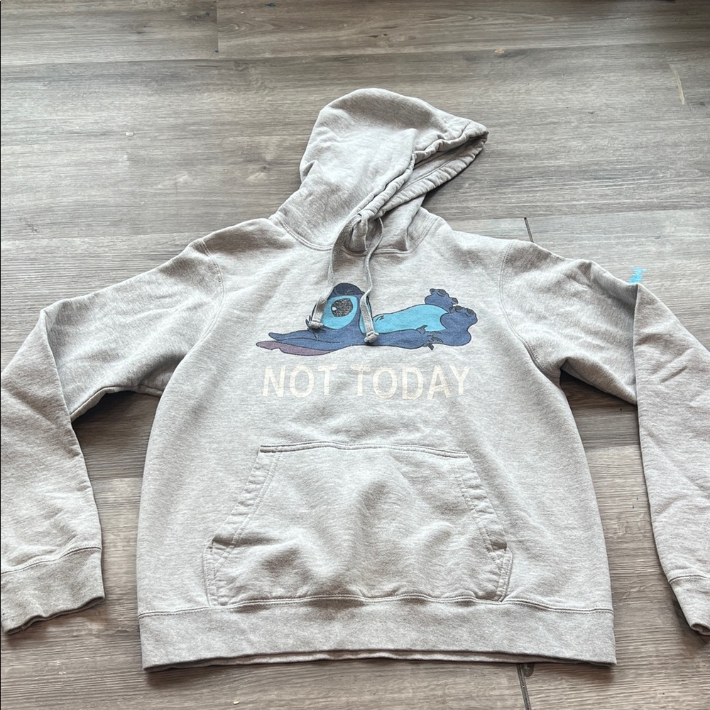 Disney Gray Hoodie with Blue Character